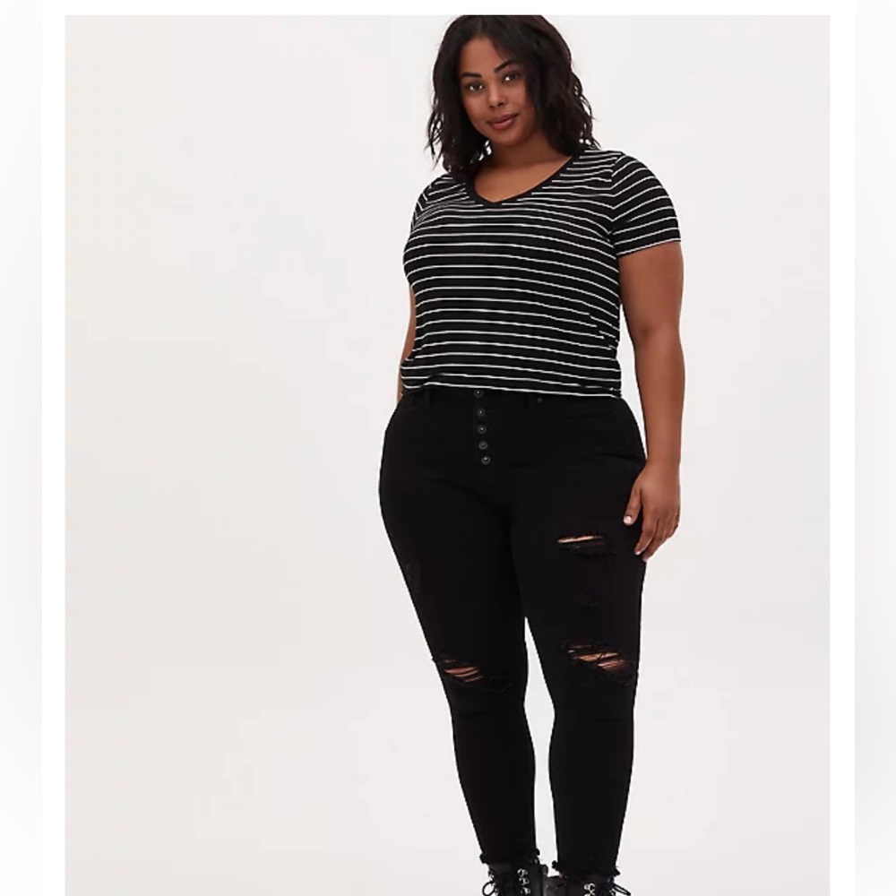 Torrid distressed jeans